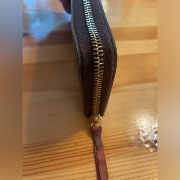 ๐บ Louis Vuitton Monogram Clemence Zippy Long Wallet Fuchsia Pink Interior - Picture 5 of 14